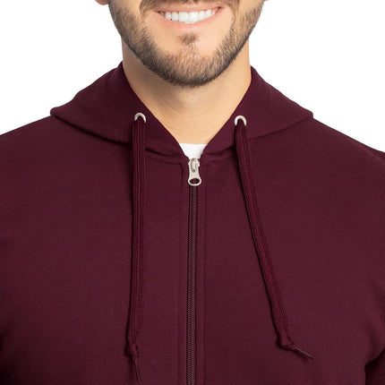 Fruit of the Loom Unisex's Eversoft Fleece Hoodies, Pullover, Moisture Wicking & Breathable, Sizes S-4x Shirt, Maroon Full Zip, Medium