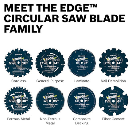 Bosch DCB1072CD 10" 72 Tooth Edge Circular Saw Blade for Composite Decking