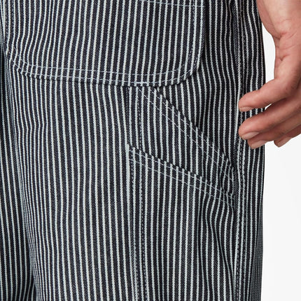 Dickies Peto de trabajo de mezclilla para hombre, rayas Hickory, 38X30