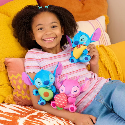 Just Play Stitch Disney Small 7-Inch Plush Stuffed Animal, Stitch with Avocado, Officially Licensed Kids Toys for Ages 2 UpQ