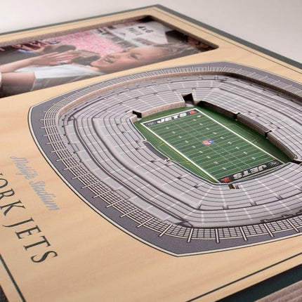 Marco de fotos 3D StadiumViews de los New York Jets de la NFL de YouTheFan