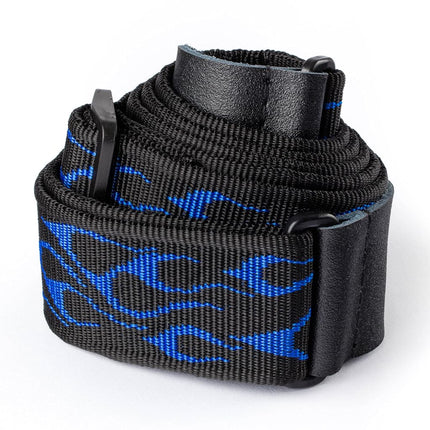 Jim Dunlop Guitar Strap - Flambe-Blue