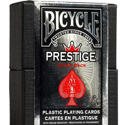 Bicycle Playing Cards Prestige (Red), Poker Size, 