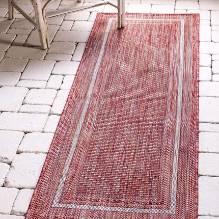Unique Loom Outdoor Border Collection Area Rug - S