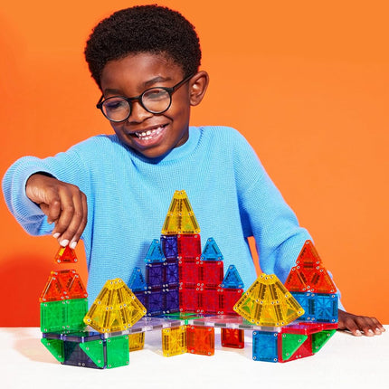 MAGNA-TILES microMAGS Magnetic Tiles 70 Piece Building Set – Mini Magnetic Construction Toys, Travel Magnetic Tiles, STEM Learning Toy, Educational Building Blocks for Kids Ages 3+