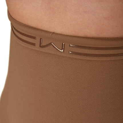 Maidenform Women's Seamless High Waist Shapewear, Soft & Lightweight Firm Control Shaping Brief, Bronzed Chestnut, XL