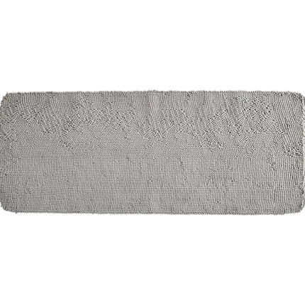 Non Slip Bath Mat, Grey Bathroom Rug, Large Thick 