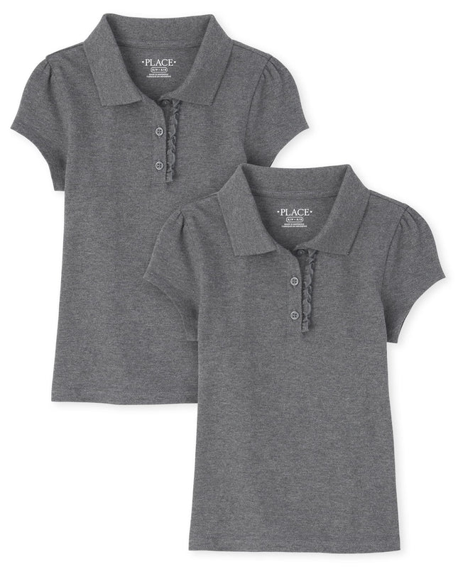 The Children's Place Girls' Short Sleeve Ruffle Pi