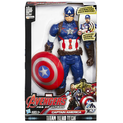 Marvel Hasbro Avengers Age of Ultron Titan Hero Tech Captain America 12 Inch Figure