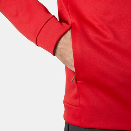 Helly Hansen Mens Crew Fleece Jacket, Red, L EU