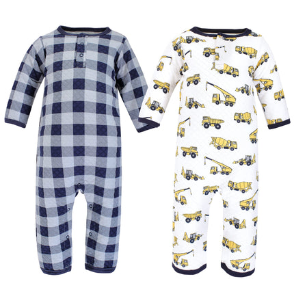 Hudson Baby Unisex Baby Premium Quilted Coveralls,