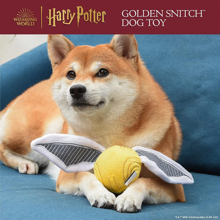 Harry Potter Snitch Pet Squeaker | Quidditch Inspired Dog Toy | Crinkle Dog Toy, Squeaky Ball