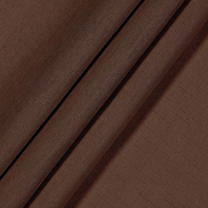 Eclipse Kendall Modern Blackout Thermal Rod Pocket Window Curtain for Bedroom or Living Room (1 Panel), 42" x 95", Chocolate