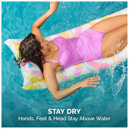Swimways Hello Kitty Suntanner Pool Float, Inflatable Pool Floats & Kids Pool Toys, Swimming Pool Accessories & Beach Essentials for Teens Aged 14 & Up