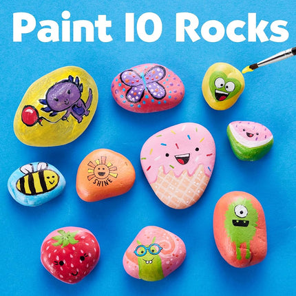 Creativity for Kids Hide & Seek Rock Painting Kit - Arts & Crafts for Kids - Includes Rocks & Waterproof Paint