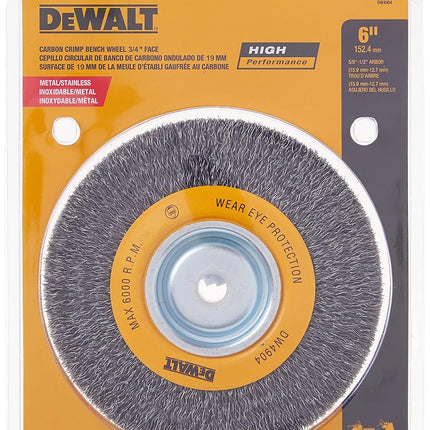 DEWALT Wire Wheel, Crimped, 6-Inch (DW4904)