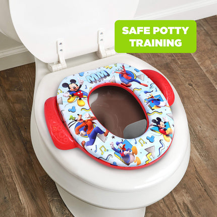 Disney Mickey Mouse Hey Mickey Asiento reductor acolchado para inodoro