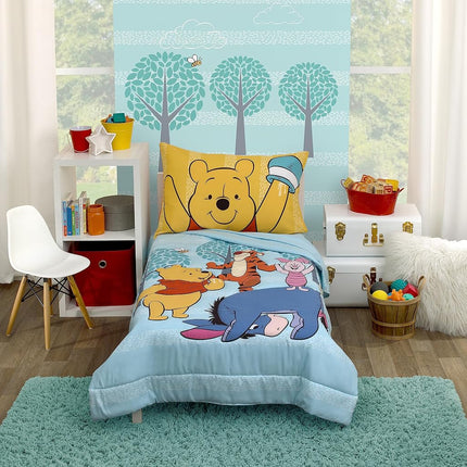 Disney Winnie The Pooh Funny Friends Aqua, Gold, B