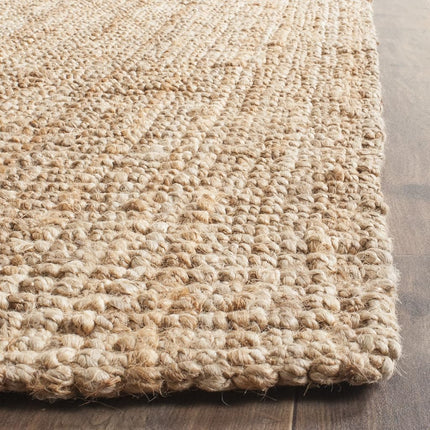 SAFAVIEH Natural Fiber Collection Runner Rug - 2' x 10', Natural, Handmade Chunky Textured Jute 0.75-inch Thick, Ideal for High Traffic Areas in Living Room, Bedroom (NF447A)