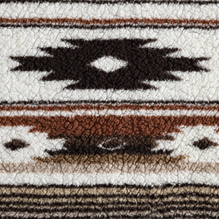Wrangler - Throw Blanket, Super Soft Sherpa Bedding with Corduroy Reverse, Yellowstone Inspired, Western Luxurious Bedding, Oeko-Tex Certified (Coyote Sands Orange, 50" x 60")