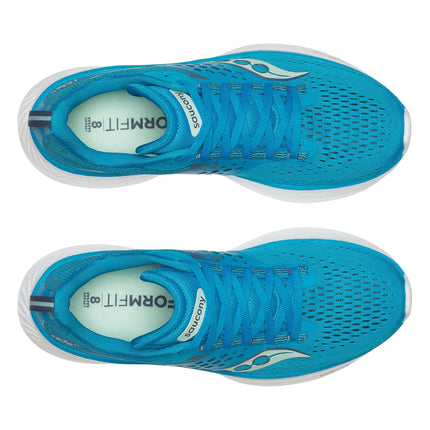 Saucony Women's Ride 17 Running Shoes, Viziblue/Mirage, 5