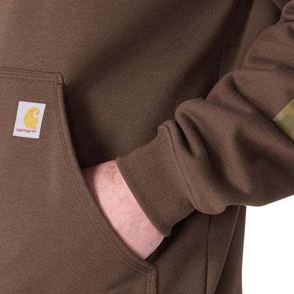 Carhartt Men's Iconic K288 Logo Sweatshirt, Dark Clove, XXL