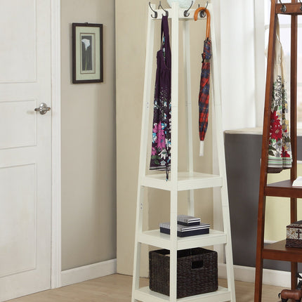 Roundhill Furniture Vassen Coat Rack with 3-Tier S