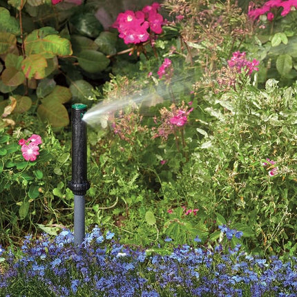 Orbit Sprinkler System Titan Shrub Watering Gear Drive Sprinkler Head with 15-30-Foot Coverage 55045