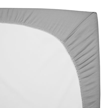 American Baby Company 3 Pack Printed 100% Natural Cotton Jersey Knit Fitted Pack N Play Playard Sheet, Grey Star/Zigzag, Soft Breathable, for Boys and Girls