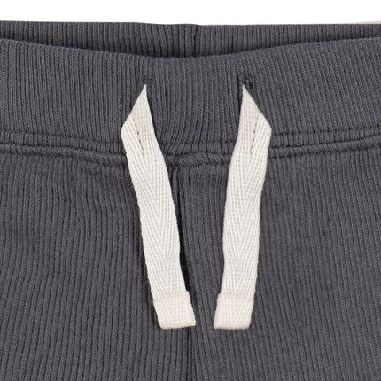 Gerber Unisex Baby Bodysuit and Shorts Set, Dark Grey, 3-6 Months