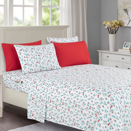 Elegant Comfort Luxury Soft Bed Sheets Holiday Pat