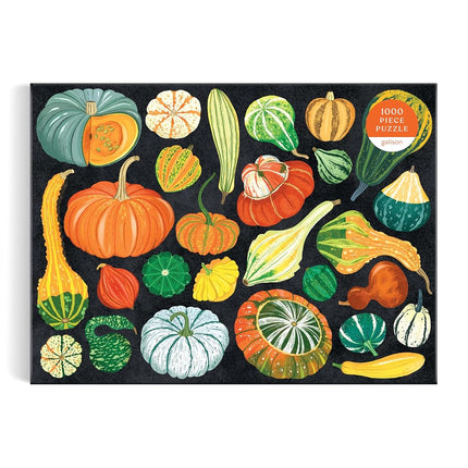Galison World Of Pumpkins – 1000 Piece Jigsaw Puzzle Featuring Beautiful Painted Artwork Of A Pumpkin And Gourd Collection