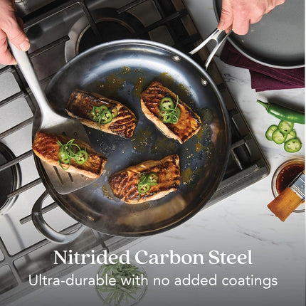 Anolon N2 Carbon Steel Frying Pan 30cm Black