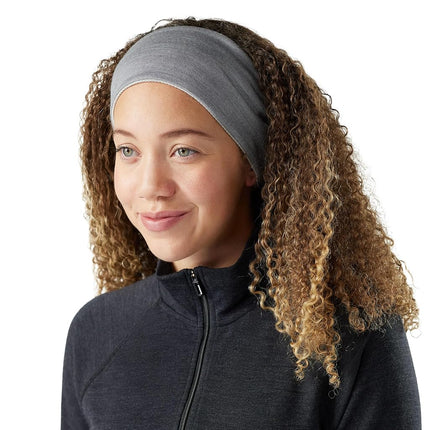 Smartwool Unisex Thermal Merino Reversible Headband, Light Gray Color Shift, One Size