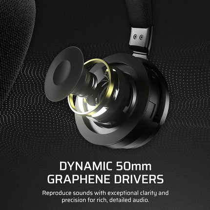 Corsair VIRTUOSO MAX WIRELESS Gaming Headset – Dolby Atmos, Active Noise Cancelling, Sonarworks SoundID, Simultaneous 2.4GHz Wireless & Bluetooth, 50mm Graphene Drivers, PC, Mac, PS5/PS4 – Carbon