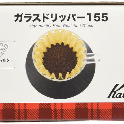 Kalita Wave Dripper 155 series glass [1-2 person] # 05045 (japan import) by Kalita (Carita)