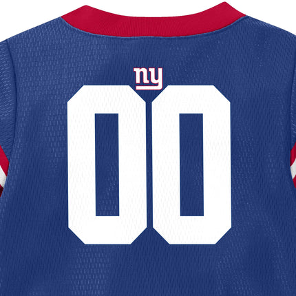 NFL New York Giants Team Jersey Bodysuit, red/white/blue New York Giants, 6-12 Months