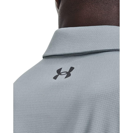 Under Armour Men's Playoff 2.0 Golf Polo Shirt, (465) Harbor Blue/Pitch Gray, S Long