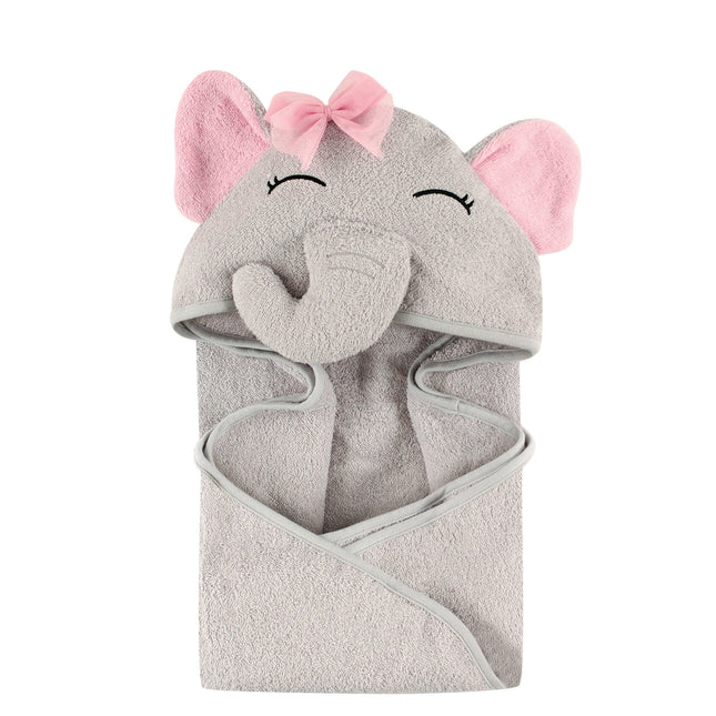 Hudson Baby Unisex Baby Animal Face Hooded Towel, 
