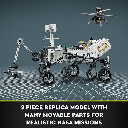 LEGO Technic NASA Mars Rover Perseverance 42158 Building Toy Set with AR App Experience, Science Discovery Set, Learn About Vehicle Engineering,Construction Toy