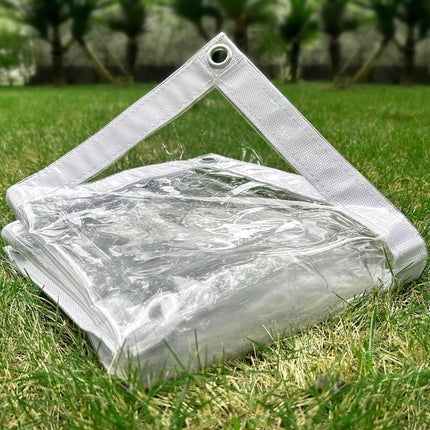 LTCANOPY Clear Tarp 8 x 10FT, 20 Mil Clear Vinyl T