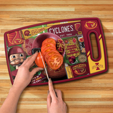 YouTheFan NCAA Iowa State Cyclones Retro Series Cutting Board
