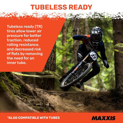 Maxxis Minion DHF Folding Dual Compound Exo/tr Tyre - Black, 27.5 x 2.50-Inch