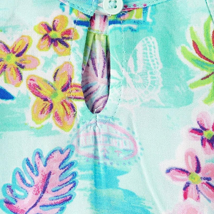 Robes habillées à manches courtes The Children's Place pour bébés filles et tout-petres, Tropical Cosmos, 0-3 mois