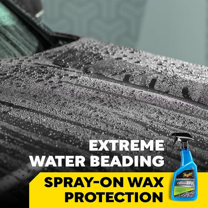 Meguiar's Hybrid Ceramic Wax, 769 ml | Simple Spray On and Rinse Off Application for Fast Protection | Delivers Long Lasting Ceramic Coating Benefits | Creates Extreme Water Beading