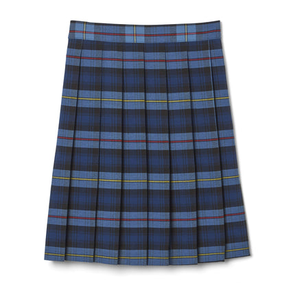 French Toast Plus Girls Pleated Skirt, Blue/Red Pl