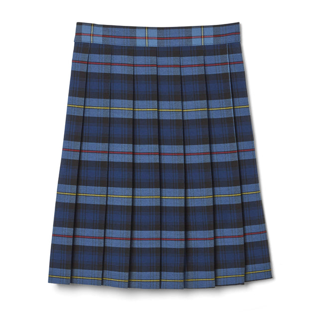 French Toast Plus Girls Pleated Skirt, Blue/Red Pl