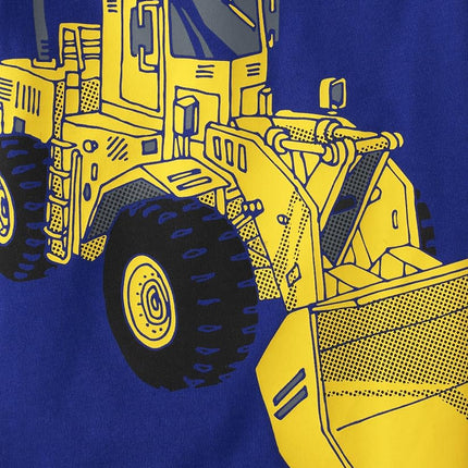 The Children's Place Boys' and Toddler 3-Pack Short Sleeve Graphic T-Shirt, Construction Vehicle/Moster Truck/Racecars, 5T