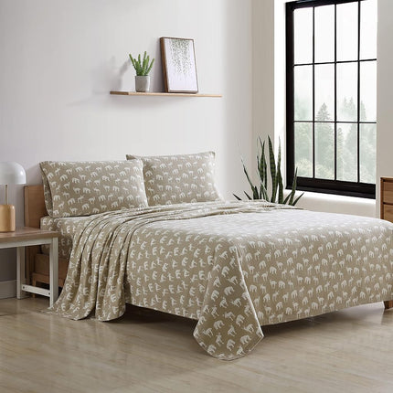 Eddie Bauer - Queen Sheets, Cotton Flannel Bedding
