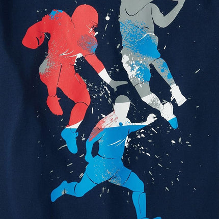 The Children's Place T-shirts graphiques sport à manches courtes pour bébés garçons, lots multiples, Hockey/Joueurs de sport/Baseball lot de 3, Très grand